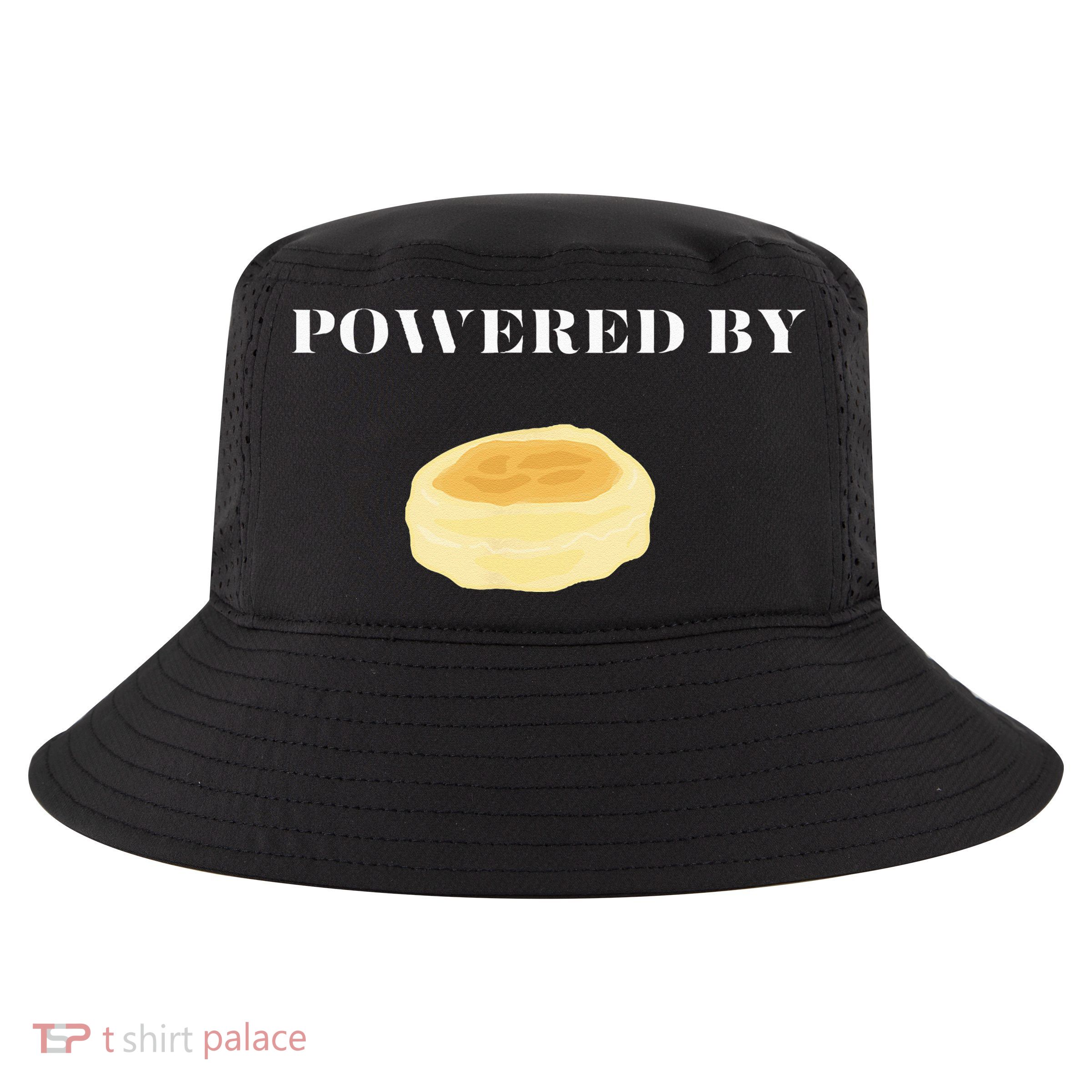 Powered By English Muffins Cool Comfort Performance Bucket Hat