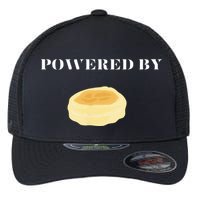 Powered By English Muffins Flexfit Unipanel Trucker Cap