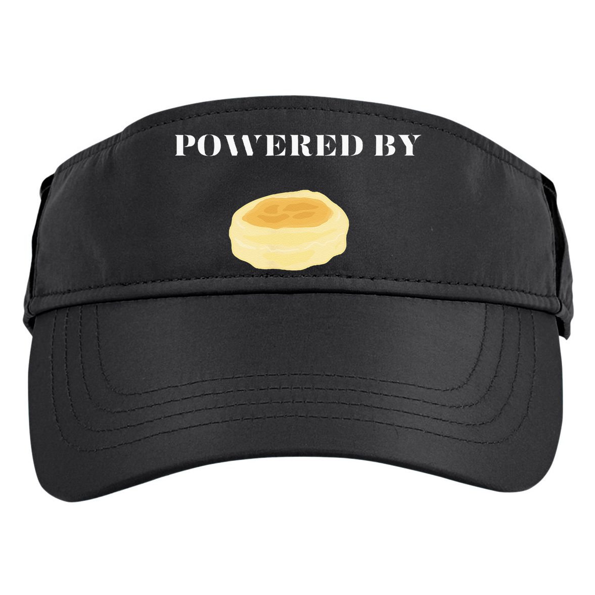 Powered By English Muffins Adult Drive Performance Visor