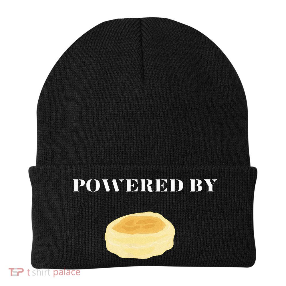 Powered By English Muffins Beanie
