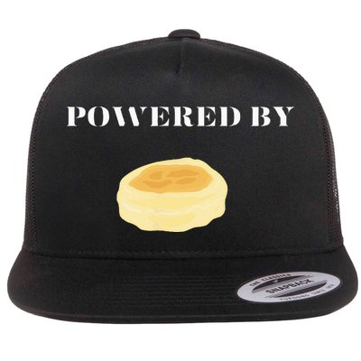 Powered By English Muffins Flatbill Hat