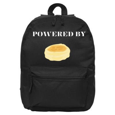 Powered By English Muffins 16 in Basic Backpack
