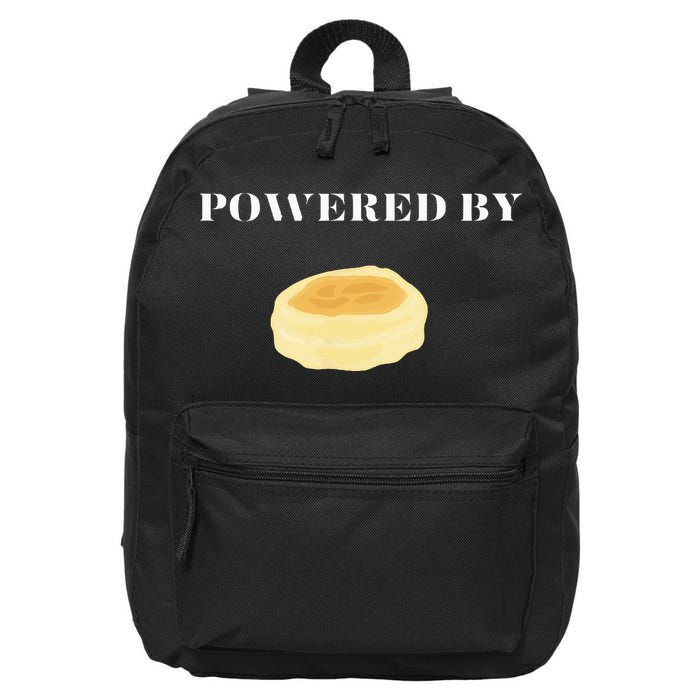 Powered By English Muffins 16 in Basic Backpack