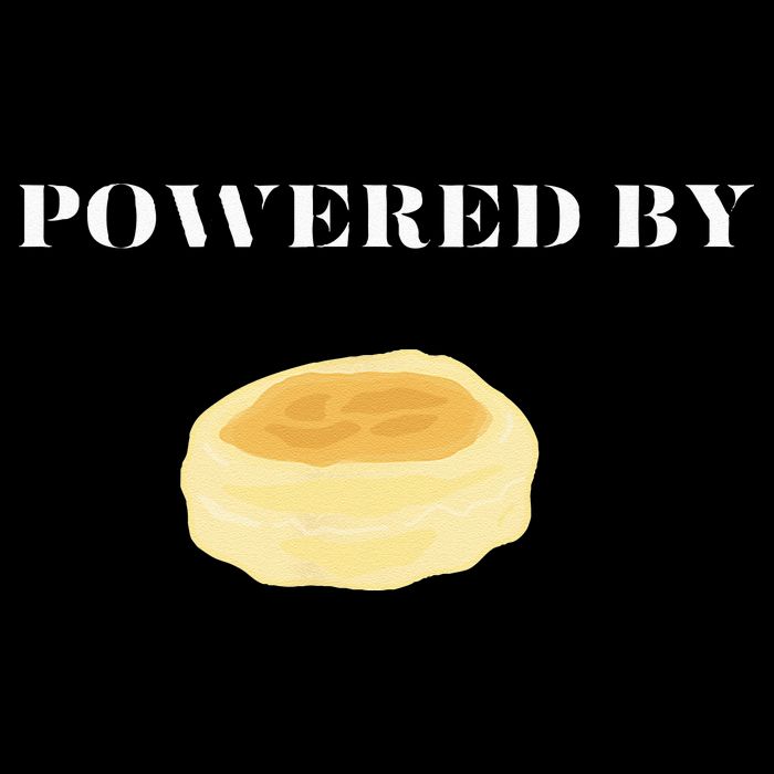 Powered By English Muffins 16 in Basic Backpack