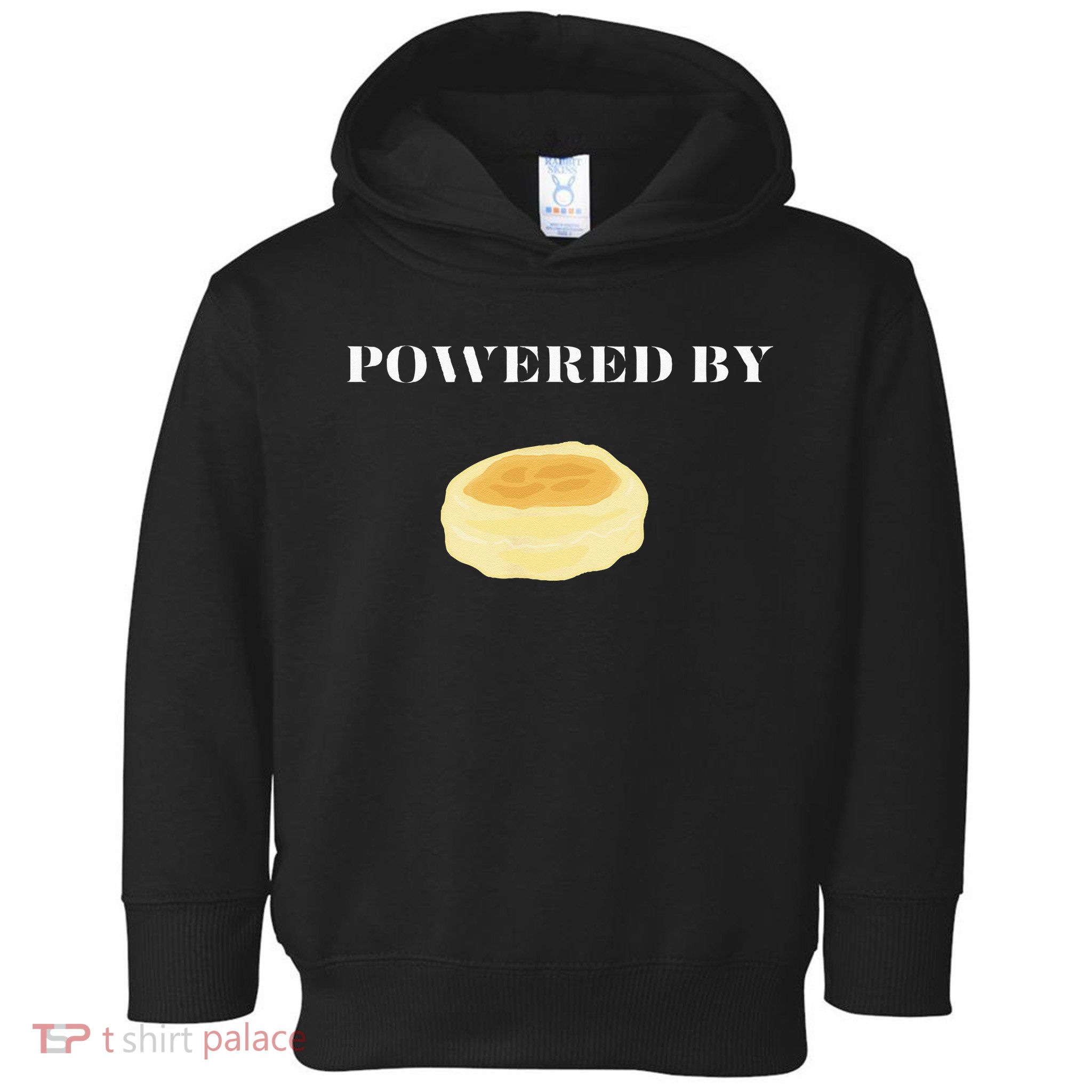 Powered By English Muffins Toddler Hoodie