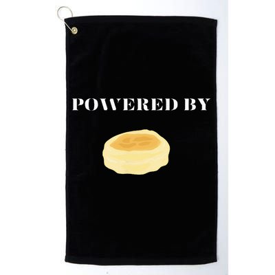 Powered By English Muffins Golf Towel