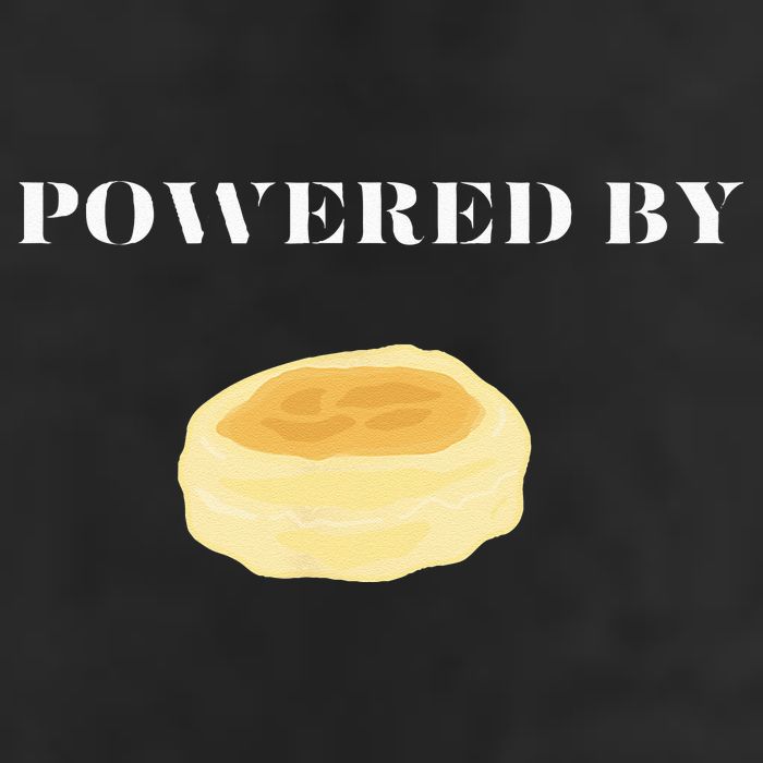Powered By English Muffins Golf Towel