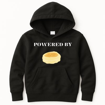 Powered By English Muffins Kids Hoodie