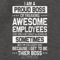 Proud Boss Employee Appreciation Office Men Funny Boss Vector Backpack