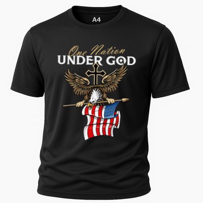 Patriotic Bald Eagle USA American Flag 4th of July Fourth Performance Shirt