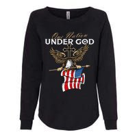 Patriotic Bald Eagle USA American Flag 4th of July Fourth Womens California Wash Sweatshirt