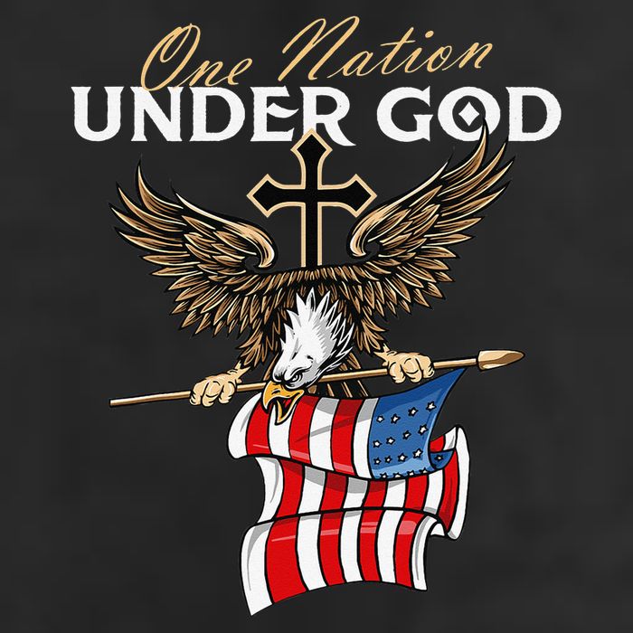 Patriotic Bald Eagle USA American Flag 4th of July Fourth Golf Towel