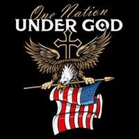 Patriotic Bald Eagle USA American Flag 4th of July Fourth Women's Crop Top Tee