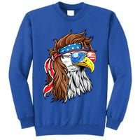 Patriotic Bald Eagle Mullet USA American Flag 4th Of July Tall Sweatshirt