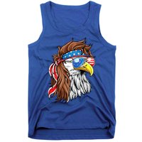 Patriotic Bald Eagle Mullet USA American Flag 4th Of July Tank Top