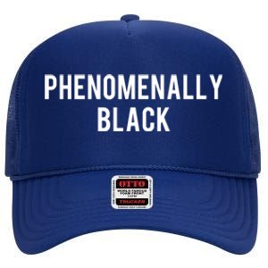 Phenoally Black Equal Pay Rights Gift High Crown Mesh Back Trucker Hat