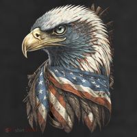 Patriotic Bald Eagle 4th Of July Usa American Flag Cool Comfort Performance Bucket Hat
