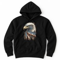 Patriotic Bald Eagle 4th Of July Usa American Flag Hoodie