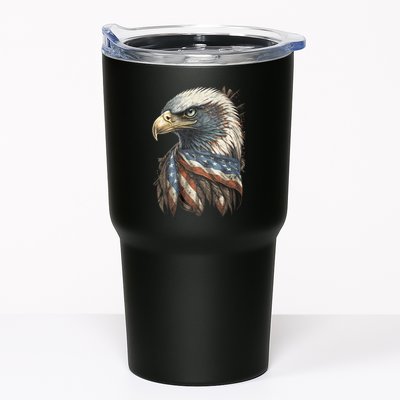 Patriotic Bald Eagle 4th Of July Usa American Flag Tumbler