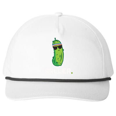 Pickle Baller Funny Pickleball Snapback Five-Panel Rope Hat