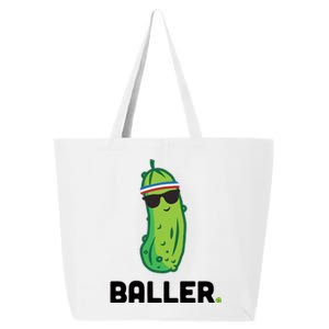 Pickle Baller Funny Pickleball 25L Jumbo Tote