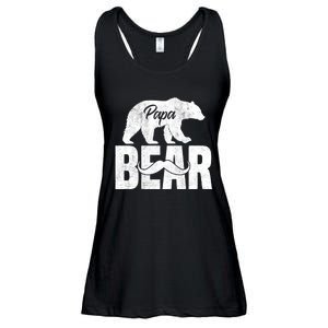 Papa Bear For Fathers Day For Grandpa Papa Bear Funny Ladies Essential Flowy Tank