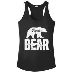 Papa Bear For Fathers Day For Grandpa Papa Bear Funny Ladies PosiCharge Competitor Racerback Tank