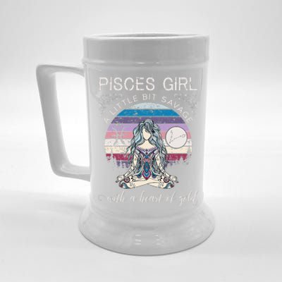 Pisces Birthday For Women March Gift Beer Stein