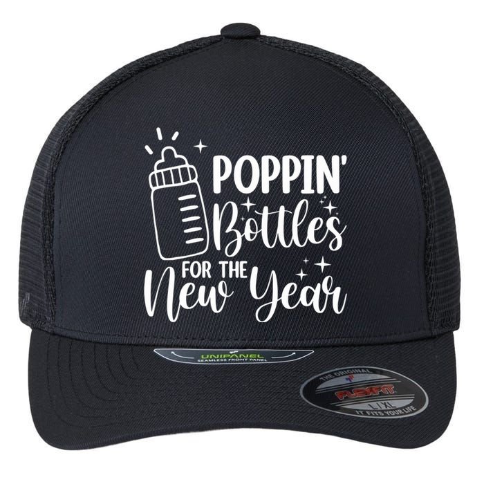 Poppin Bottles For The New Year  Flexfit Unipanel Trucker Cap