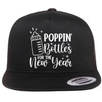 Poppin Bottles For The New Year  Flat Bill Trucker Hat