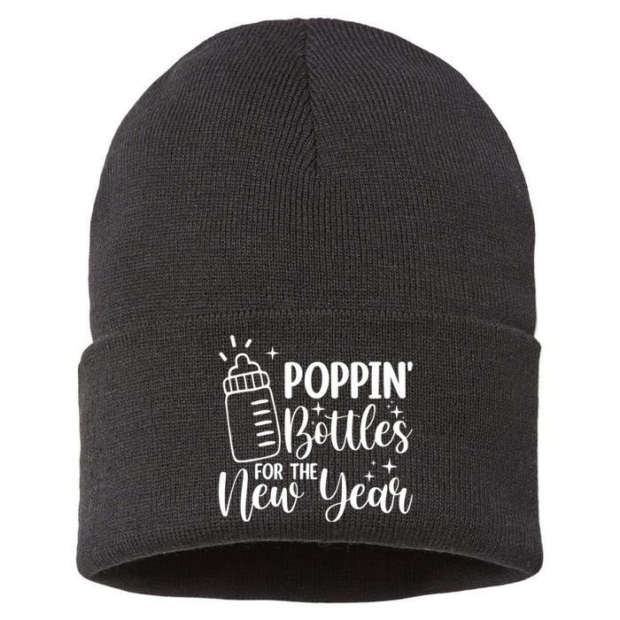 Poppin Bottles For The New Year  Sustainable Knit Beanie