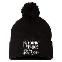 Poppin Bottles For The New Year  Pom Pom 12in Knit Beanie