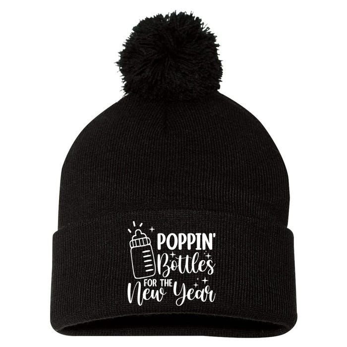 Poppin Bottles For The New Year  Pom Pom 12in Knit Beanie