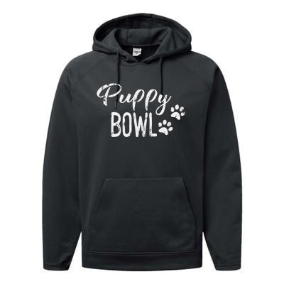 Puppy Bowl funny math teacher pi day Performance Fleece Hoodie