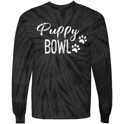 Puppy Bowl funny math teacher pi day Tie-Dye Long Sleeve Shirt