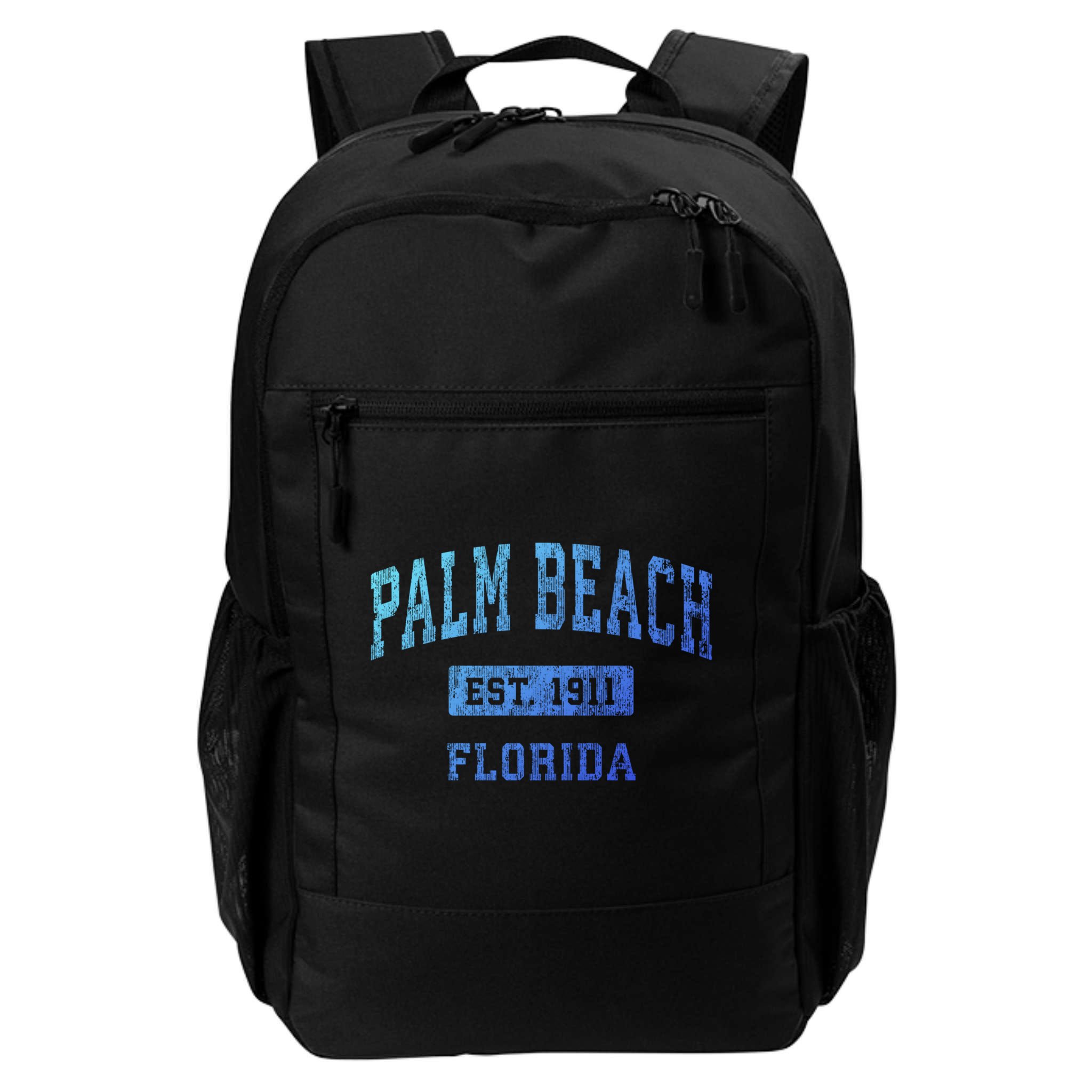 Palm Beach Florida Fl Vintage Established Sports Design Funny Gift Backpack