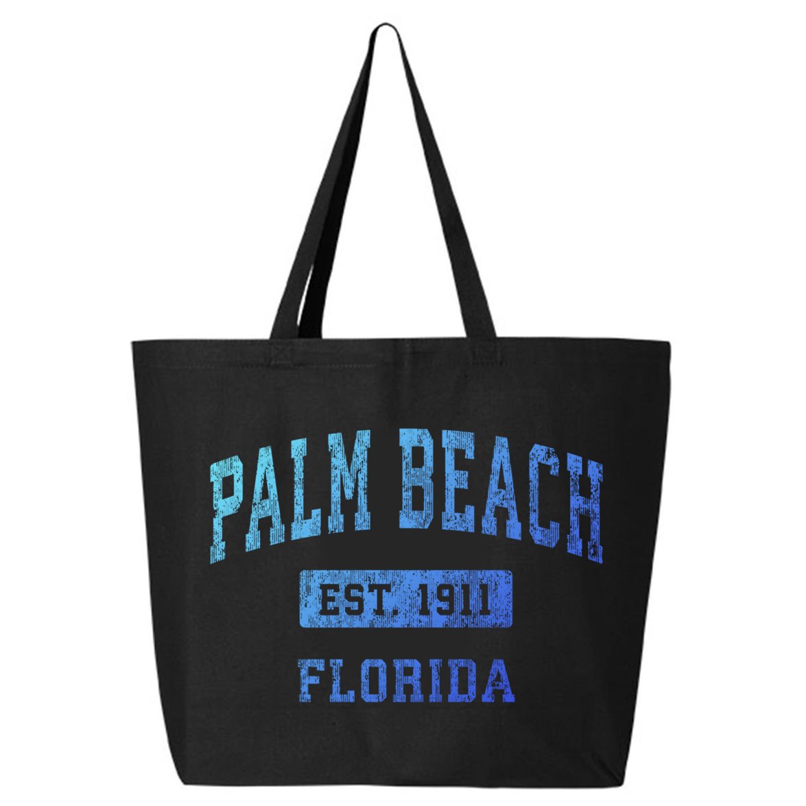 Palm Beach Florida Fl Vintage Established Sports Design Funny Gift 25L Jumbo Tote