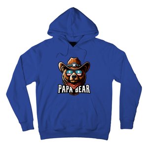 Papa Bear Fathers Day Gift Patriotic Proud Best Dad Hoodie