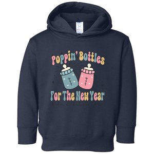 Poppin' Bottles For The New Year 2024 Labor and Delivery Toddler Hoodie