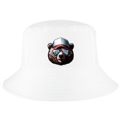 Papa Bear Face Fathers Day Daddy Bear Cool Comfort Performance Bucket Hat