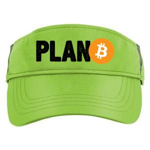 Plan B Funny Bitcoin Adult Drive Performance Visor