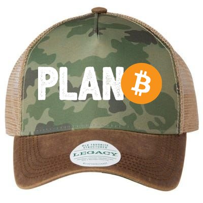Plan B Funny Bitcoin Legacy Tie Dye Trucker Hat