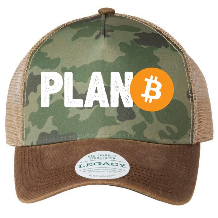 Plan B Funny Bitcoin Legacy Tie Dye Trucker Hat