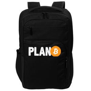 Plan B Funny Bitcoin Impact Tech Backpack