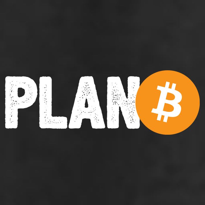 Plan B Funny Bitcoin Adult Drive Performance Visor