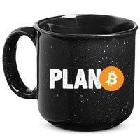 Plan B Funny Bitcoin 15oz Campfire Ceramic Mug