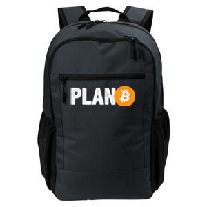 Plan B Funny Bitcoin Daily Commute Backpack