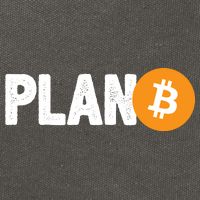 Plan B Funny Bitcoin Cotton Canvas Backpack
