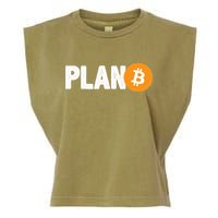Plan B Funny Bitcoin Garment-Dyed Women's Muscle Tee