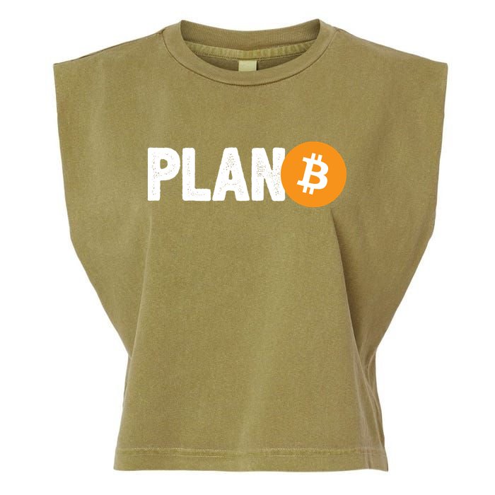 Plan B Funny Bitcoin Garment-Dyed Women's Muscle Tee
